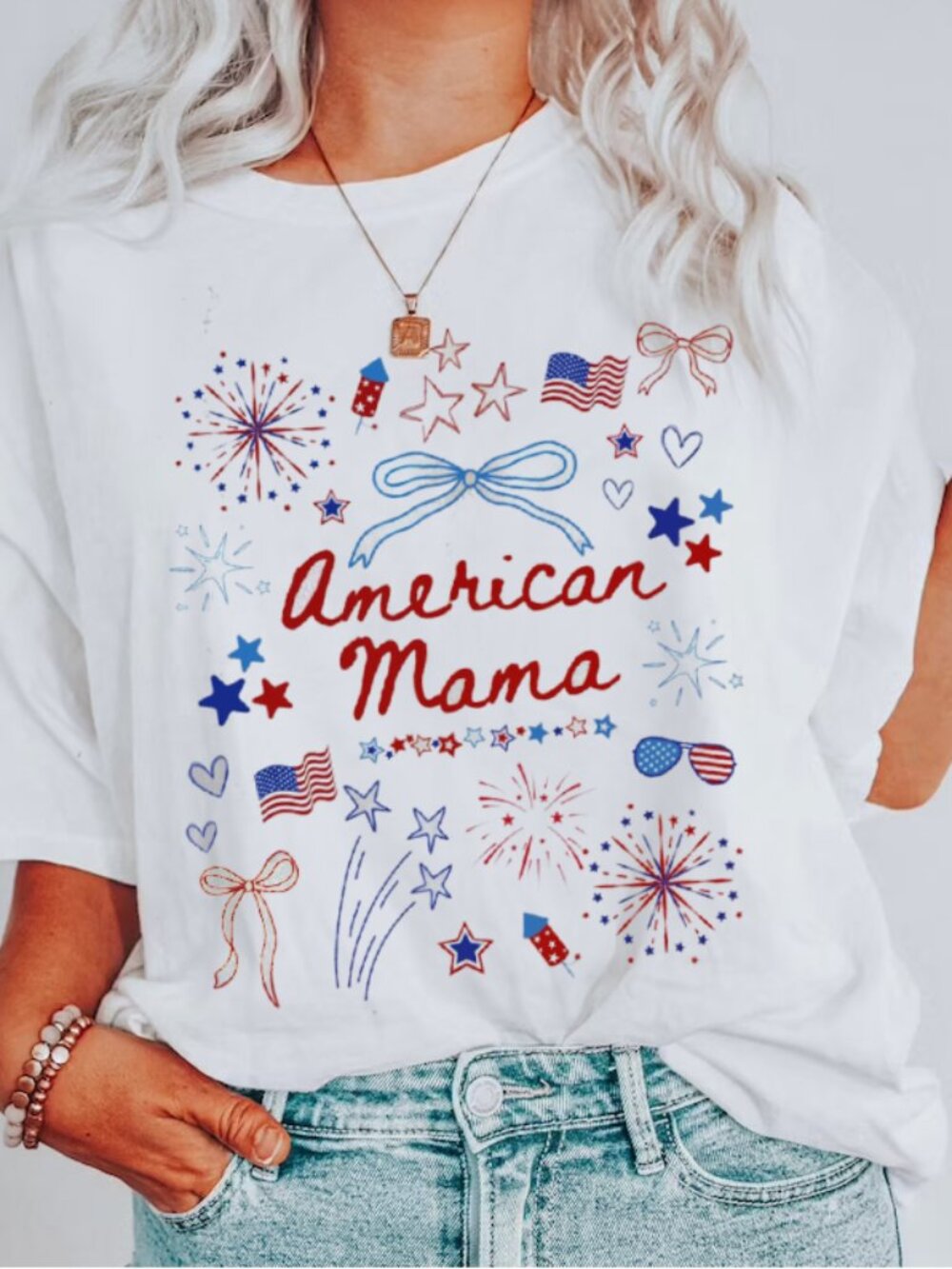 Independence Day American Mama Shirt